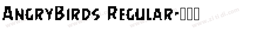 AngryBirds Regular字体转换